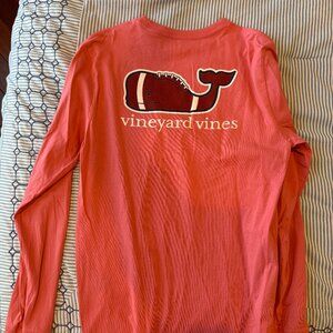 VINEYARD VINES KIDS FOOTBALL LONG SLEEVE SHIRT, XL